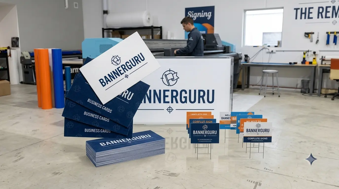 Large format printing production