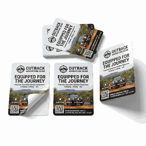 Rectangle Sticker - 120 x 100 mm 